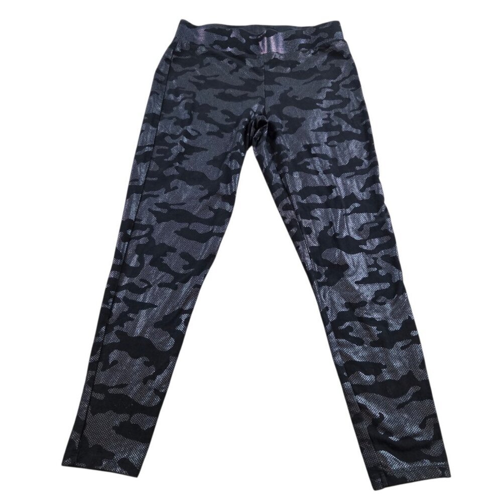 Torrid Leggings Womens 1 Camo Print Metallic Activewear Stretch